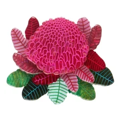 Shady Lady Red Brooch