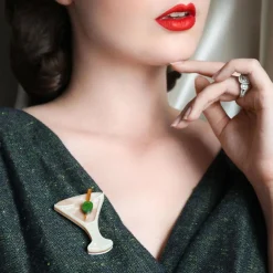 Shaken, Not Stirred Brooch
