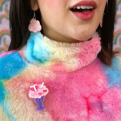 Share A Shake Mini Brooch