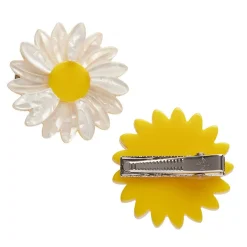 She Loves Me Daisy Hair Clips Set - 2 Piece
