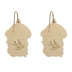 Shiitake Happens Enamel Drop Earrings