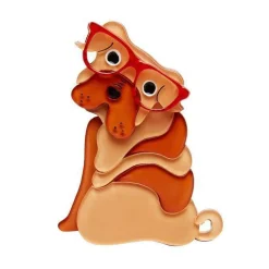 Shi-Ping The Shar Pei Dog Brooch