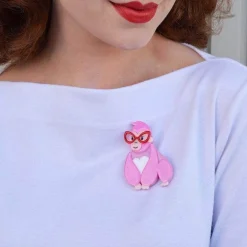 Short-Sighted Sophie Gorilla Brooch