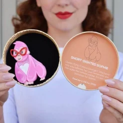 Short-Sighted Sophie Gorilla Brooch