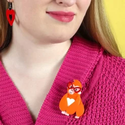 Short-Sighted Sophie Gorilla Brooch