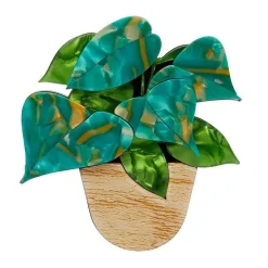 Show Me The Money Plant Brooch