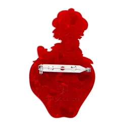 Sitting On A Strawberry Brooch