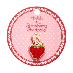 Sitting On A Strawberry Enamel Pin