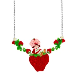 Sitting On A Strawberry Necklace