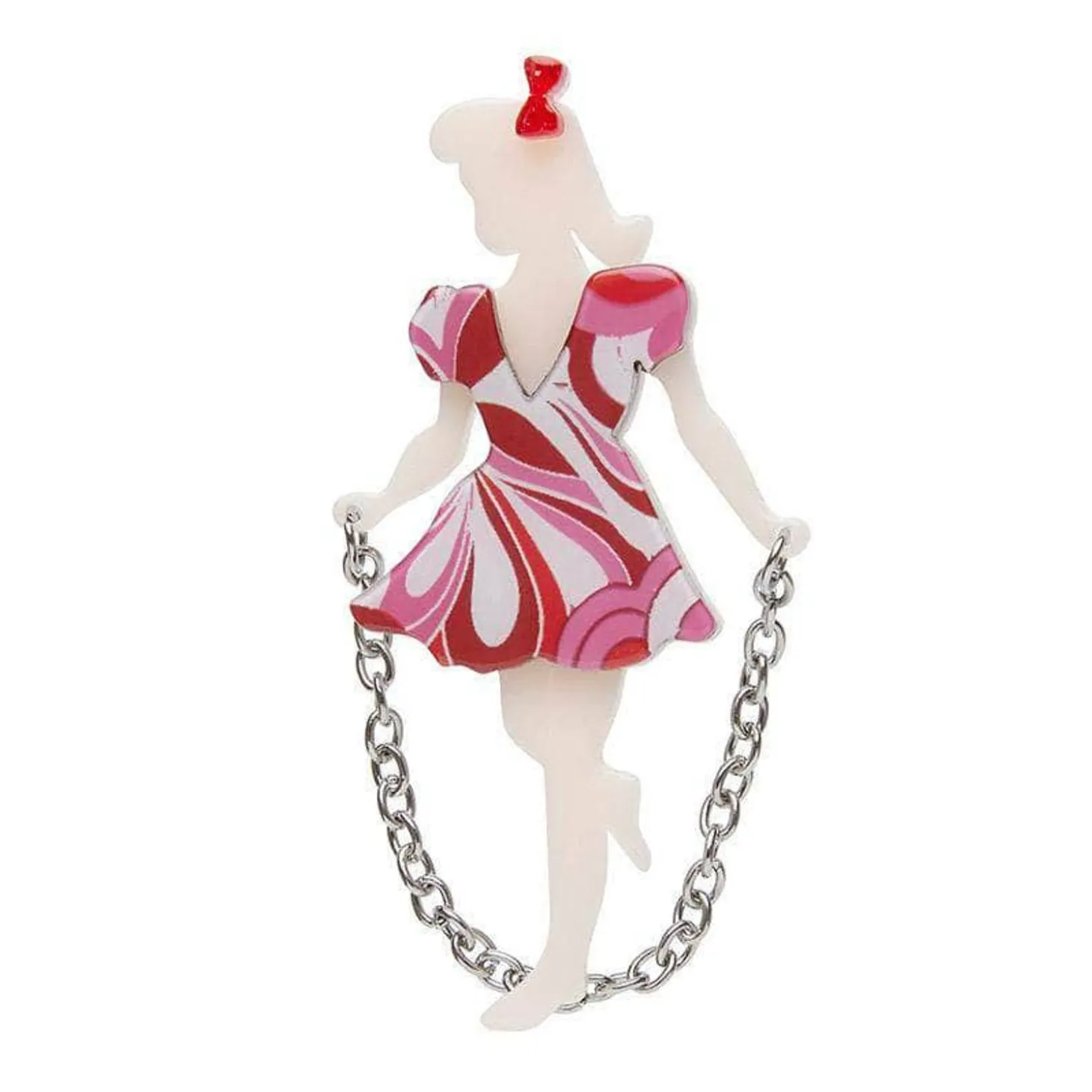 Skipping Suzie Brooch