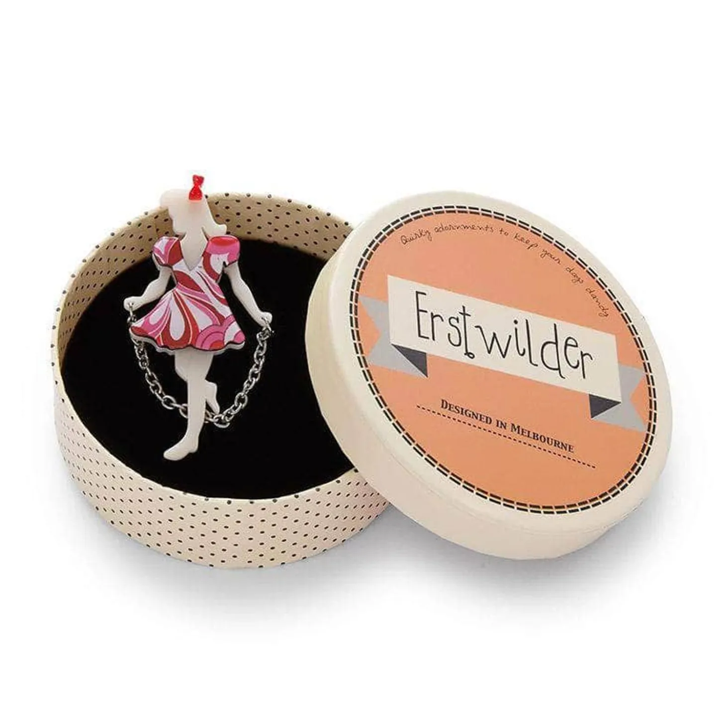 Skipping Suzie Brooch