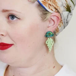Slippin' Under Jellyfish Earrings