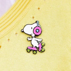 Snoopy On Skates Enamel Pin
