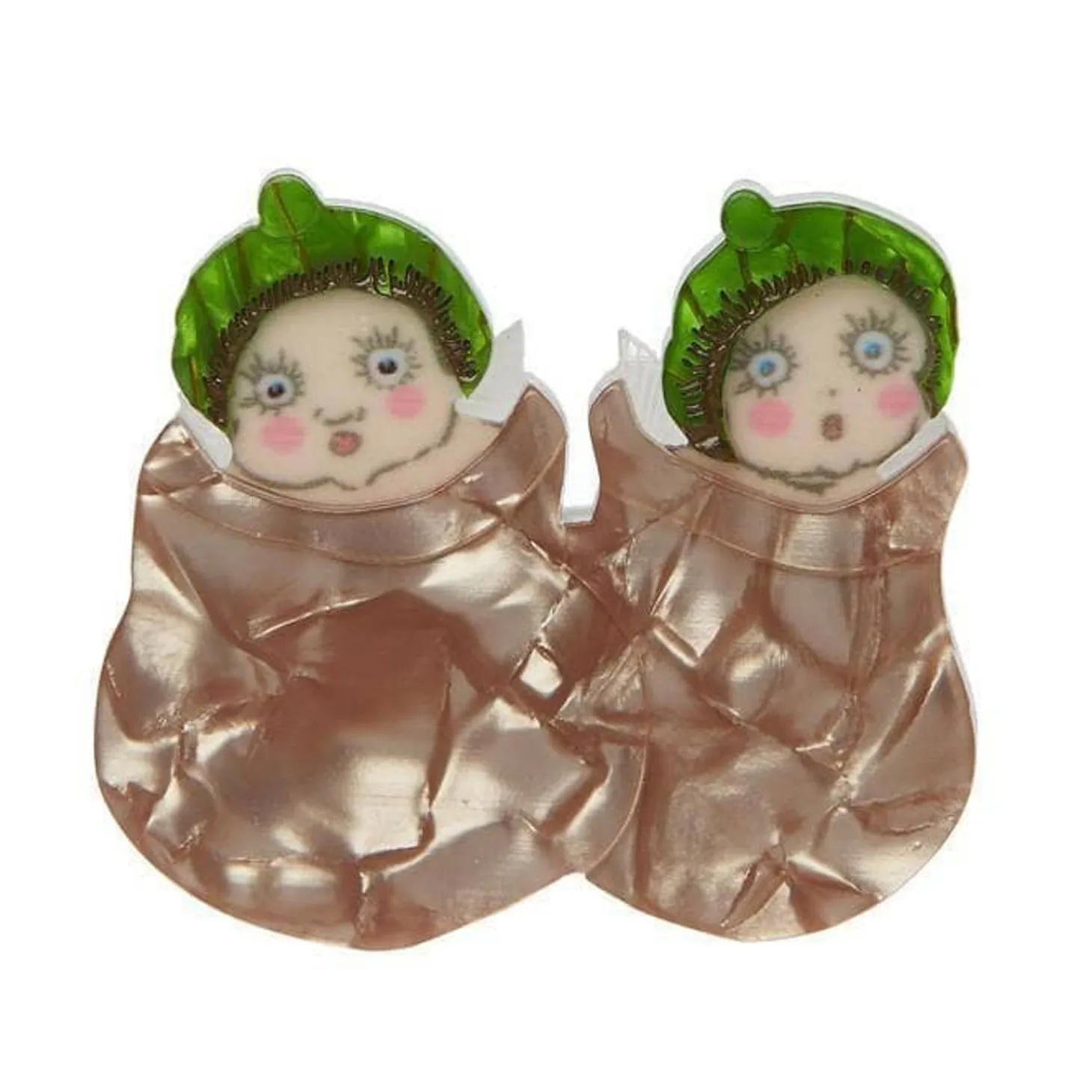 Snugglepot & Cuddlepie Brooch