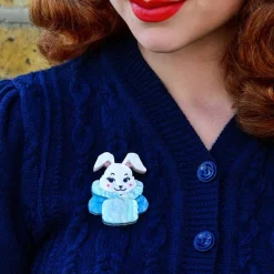 Snuggly Buffy Bunny Brooch