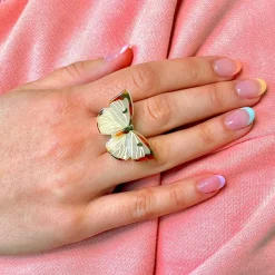 Social Butterfly Statement Ring