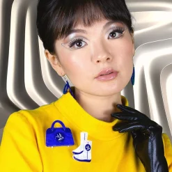Space Chic Souvenirs Double Brooch