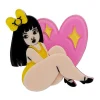 Sparkle Heart Brooch