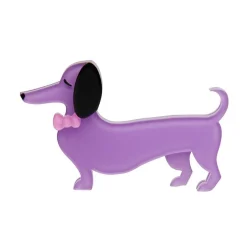 Spiffy The Sausage Dog Brooch