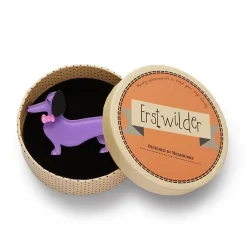 Spiffy The Sausage Dog Brooch