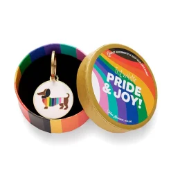 Spiffy The Supportive Dog Enamel Charm