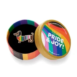 Spiffy The Supportive Dog Enamel Ring