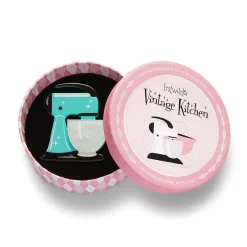 Spin Me Right Round Brooch - Teal