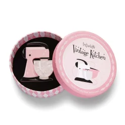 Spin Me Right Round Brooch - Pink