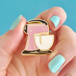Spin Me Right Round Enamel Pin