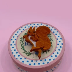 Squirrel Nutkin Brooch