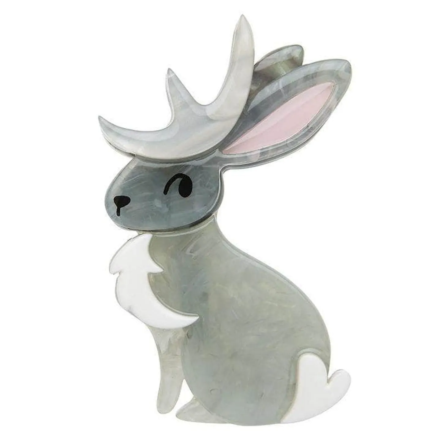 Stagbunny Brooch