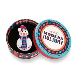 Stay Frosty, Snowman Brooch