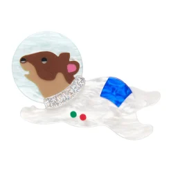 Stout-Hearted Spaceham Brooch