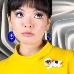 Stout-Hearted Spaceham Brooch
