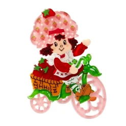 Strawberry Adventures Await Brooch