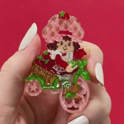 Strawberry Adventures Await Brooch