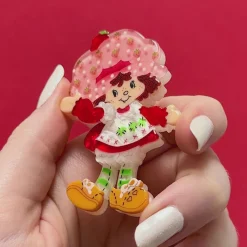 Strawberry Shortcake Brooch