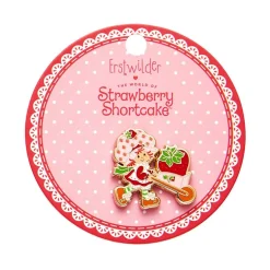 Strawberry Wheelbarrow Enamel Pin