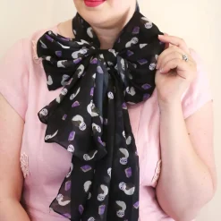 Studious Snow Owl Large Neck Scarf