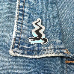Stylish Smile Enamel Pin