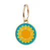 Sumptuous Sunflower Enamel Pet Charm
