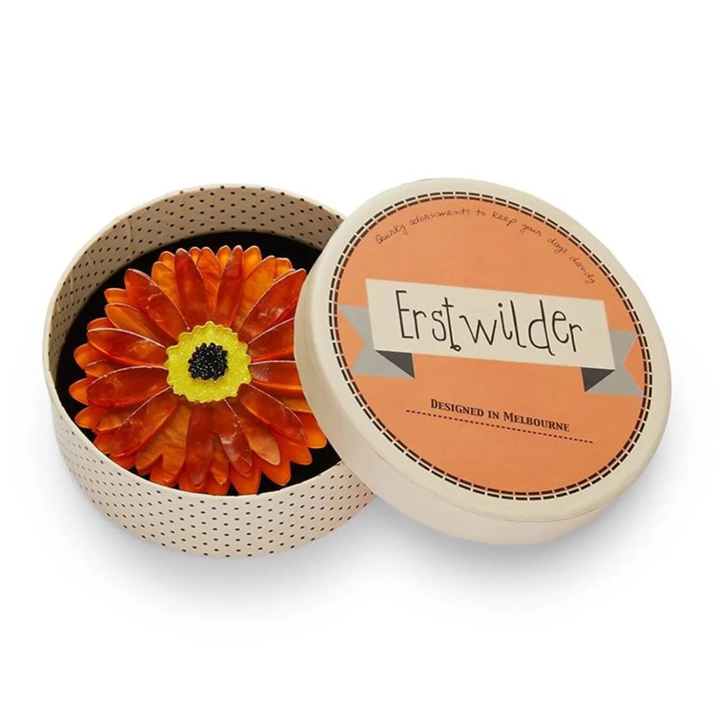 Sunshine Of Life Gerbera Brooch