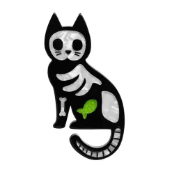 Tabby Tombstone Brooch
