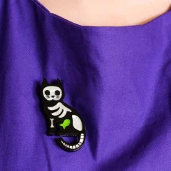 Tabby Tombstone Brooch