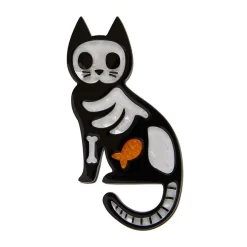 Tabby Tombstone Brooch