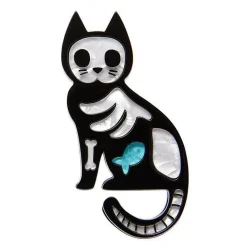 Tabby Tombstone Brooch
