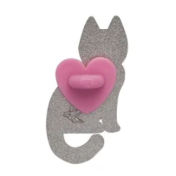Tabby Tombstone Enamel Pin