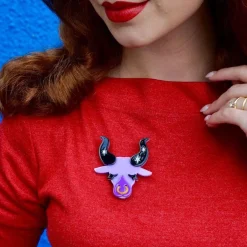 Taurus The Tactile Brooch