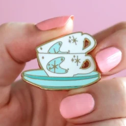 Tea And Sympathy Enamel Pin