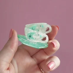Tea And Sympathy Mini Brooch
